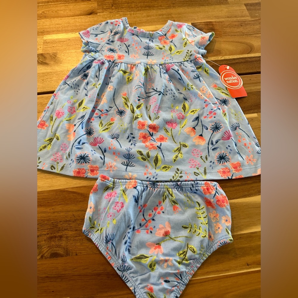 Wonder Nation Dress| size 6-9M| Toddler Dress| NWT - Picture 1 of 10
